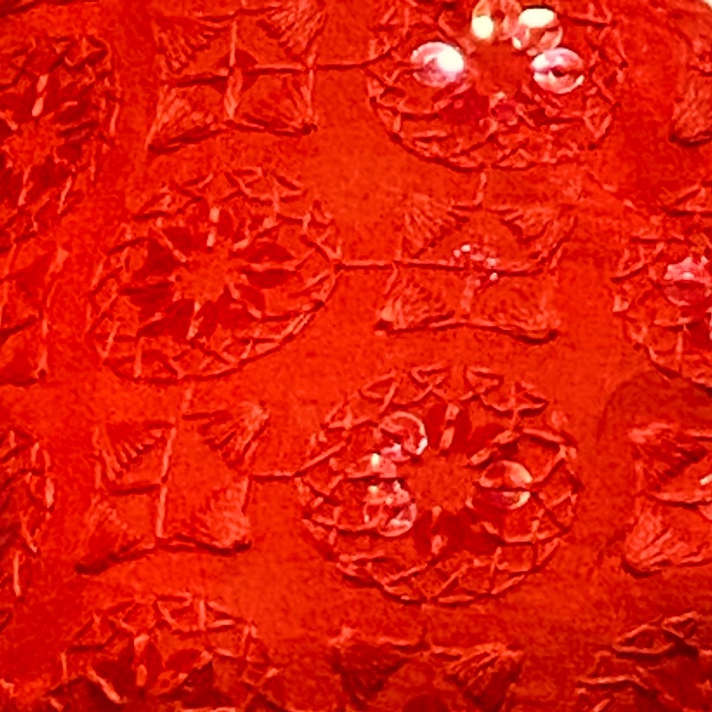 Brand new from India. Long red sequin dress US size 12 - Picture 10 of 16
